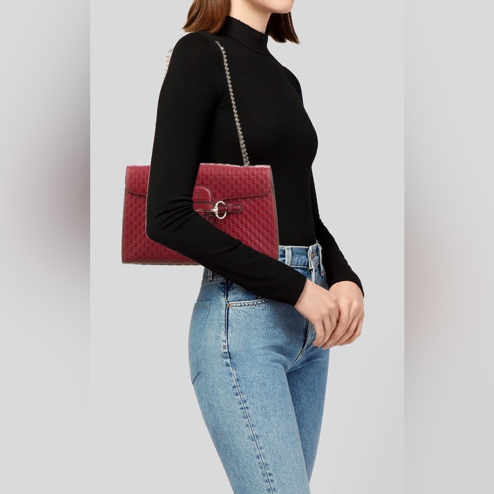 Gucci Medium Guccissima Emily Shoulder Bag